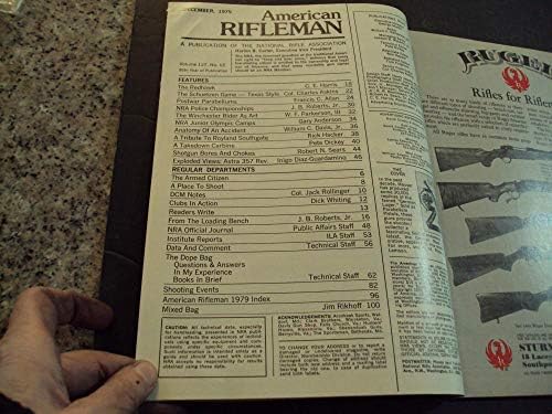 Amerikan Rifleman Aralık 1979 Mauser'in En Son Tabancası, Takedown Karabina