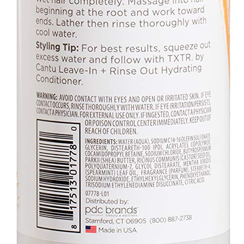 Cantu Txtr Tarafından Şık Renk Tedavi Saç + Bukleler Temizleme Yağı Şampuan-16 Fl Oz, 16 Oz