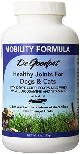 Dr. Goodpet Mobility Formula-MSM, Glukozamin ve C Vitamini ile Tamamen Doğal Etkili Kalça ve Eklem Ağrısı Giderici
