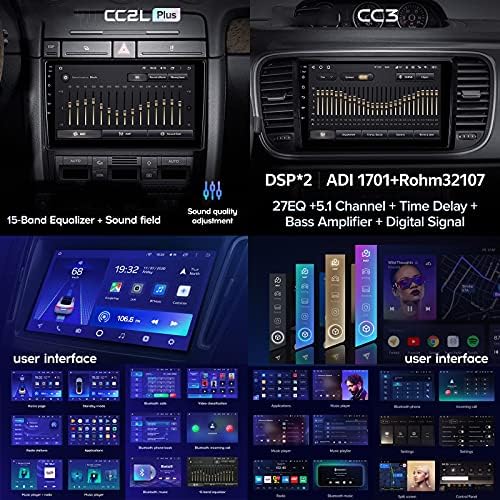 GGBLCS 9 Hd Araba Stereo BT ve Android 10 ile Jeep Grand Cherokee 2 1998-2004 için, Carplay ile/Direksiyon Kontrolü/Yedekleme