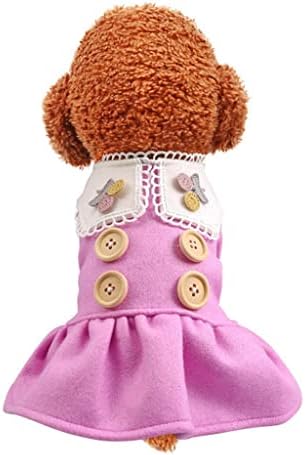 WSZJJ Kış Köpek Elbise Pet Kıyafet Küçük Köpek Kostüm Kaniş Bichon Pomeranian Schnauzer Köpek Giyim Pet Giysi