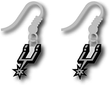 San Antonio Spurs-NBA Takım Logosu Sarkan Küpeler