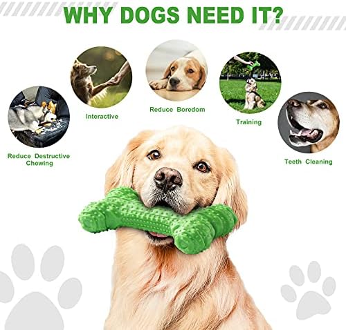 Agresif Çiğneyiciler için Köpek Çiğneme Oyuncakları, Orta Büyük Cins için Gıcırtılı Köpek Oyuncakları, Yıkılmaz İnteraktif