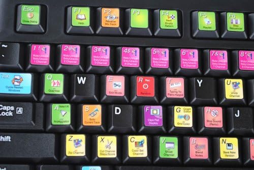 Yeni FL Studio Klavye Çıkartmaları Bilgisayar Dizüstü Bilgisayar için Yüksek Kaliteli Lamine MAT