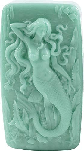 Mermaid Craft Sanat Silikon Sabun Kalıp Craft Kalıpları DIY El Yapımı Kalıp Çikolata Kalıp (M02)