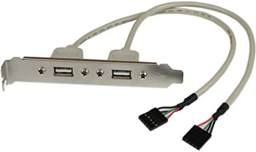 StarTech.com 2 Portlu USB A Dişi Yuva Plakası Adaptörü - USB paneli - USB (F)-5 pin sıralı (F) - USBPLATE