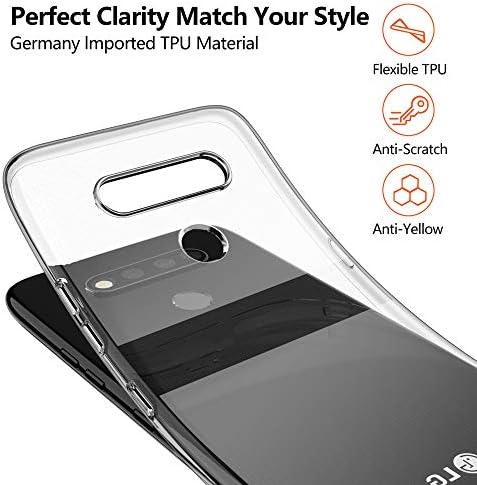 LG K51 Telefon kılıfı, LG K51 Temizle Vaka, ince İnce Silikon Yumuşak Cilt Esnek TPU Jel Kauçuk Anti-Scratch Darbeye Koruyucu