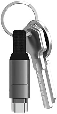 ınCharge 6-Tüm Cihazlarınız için Apple iPhone/USB/USB-C/Mikro USB Kablosuyla Uyumlu, Altı-Bir-Arada İsviçre Çakısı Kablo, Taşınabilir