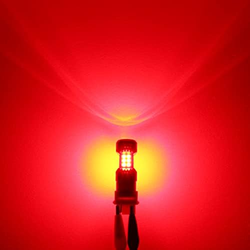 Phınlıon 3157 LED ampul kırmızı, süper parlak 3056 3057 4157 3047 4057 3457 LED fren kuyruk dur dönüş sinyali flaşör ışıklar