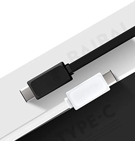 Hızlı Güç Düz USB-C Kablosu LG H930 ile uyumlu USB 3.0 Gigabyte Hızları ve Hızlı Şarj Uyumlu! (Beyaz 3. 3ft1M)