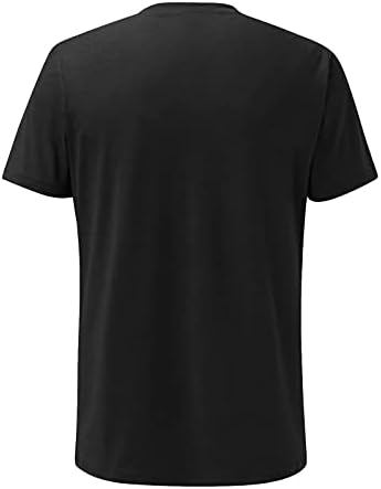 Erkek Düz Renk Kısa Kollu T Gömlek V Yaka Spandex Jersey Yaz Serin Bluz Eğlence Spor Tops Yürümek Sokak Tees