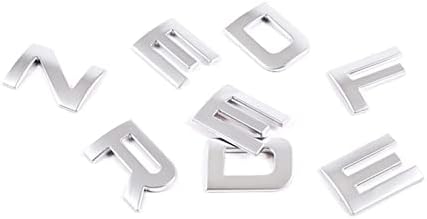 AWZzamm Başkanı Hood Mektuplar Logo Tabela Sticker Gümüş Gri Siyah Oto Dış Dekorasyon Aksesuarları, Land Rover Defender için