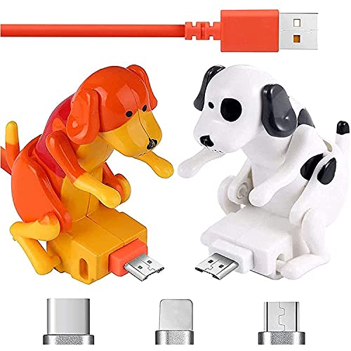 Komik Çabalayan Köpek Hızlı Şarj Kablosu, Mini Çabalayan Sevimli Nokta Köpek Oyuncak Smartphone Kablosu Şarj Veri Cep Telefonları