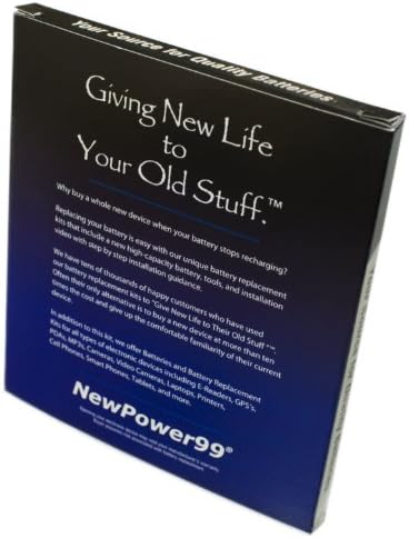 NewPower99 Pil Değiştirme Kiti ile Pil, Video Talimatları ve Araçları için Garmin Nuvi 265WT