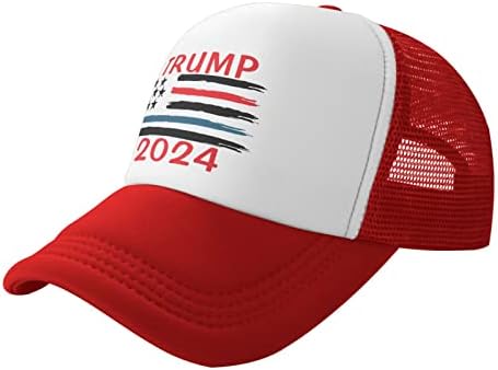 Vutijas Trump 2024 Şapka kamyon şoförü şapkası beyzbol şapkası Baba Şapka Vatansever Şapka Cumhuriyeti Hediye