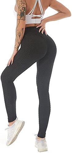 Numbesize Yoga Pantolon Kadınlar için, Capri Tayt Kadınlar için Yüksek Belli Karın Kontrol Egzersiz Koşu sıkı Pantolon