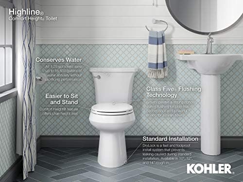 Kohler 528554 K-3713-0 Tuvalet, Bir Beden, Beyaz