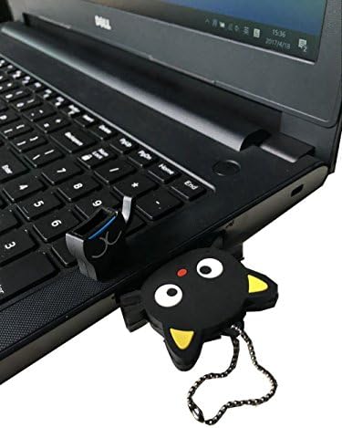Aneew 16 GB Hayvan Karikatür Siyah Kedi Modeli USB Flash Sürücü Pendrive Bellek Başparmak Sopa