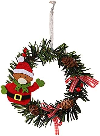 Noel dekor Süsler Asmak için, Çelenk Rattan Santa Kardan Adam Ren Geyiği Asılı Dekorasyon Hediye Ürün Kişiselleştirilmiş Aile,