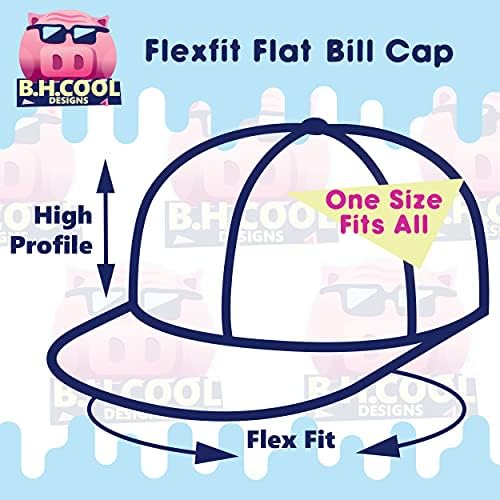 nole-Flexfit 6210 Yapılandırılmış Düz Tasarılı Şapka