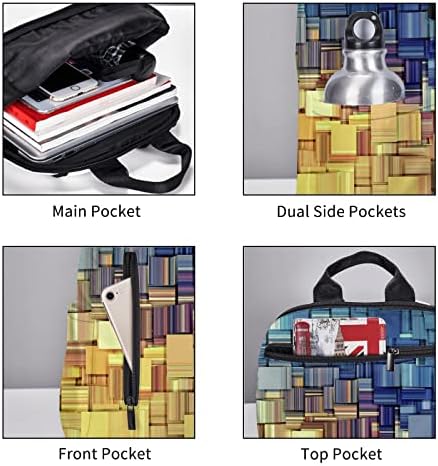 Sırt çantası Modern soyut desen sırt çantası Unisex moda seyahat rahat spor sırt çantası