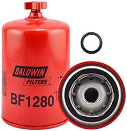 Baldwin Filters Yakıt Filtresi, 6-1/4 x 3-11/16 x 6-1/4 İnç, Kırmızı